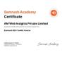 Sahibzada Ajit Singh Nagar, Punjab, India agency AM Web Insights Private Limited wins Semrush SEO Toolkit Course award