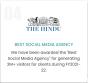 Sahibzada Ajit Singh Nagar, Punjab, India agency SEO Discovery (22 years in SEO) wins BEST SOCIAL MEDIA AGENCY award