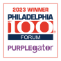 Berwyn, Pennsylvania, United States agency Purplegator, Marketing Agency &amp; Consultants wins Philadelphia 100 award