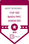 Udaipur, Rajasthan, India agency ADEPTD MEDIA wins Top 100 Baidu PPC Agency by The Manifest award