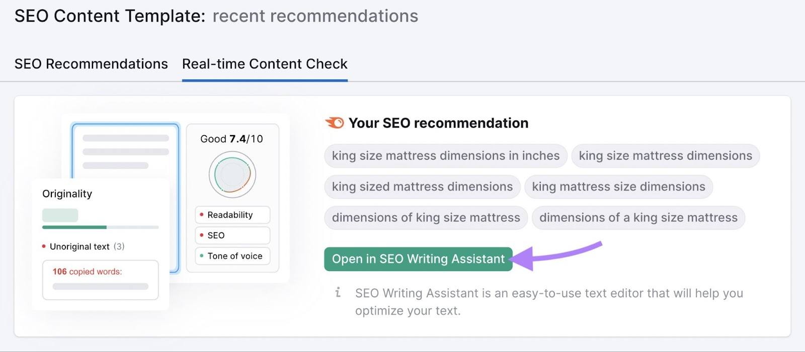 Open in SEO Writing Assistant