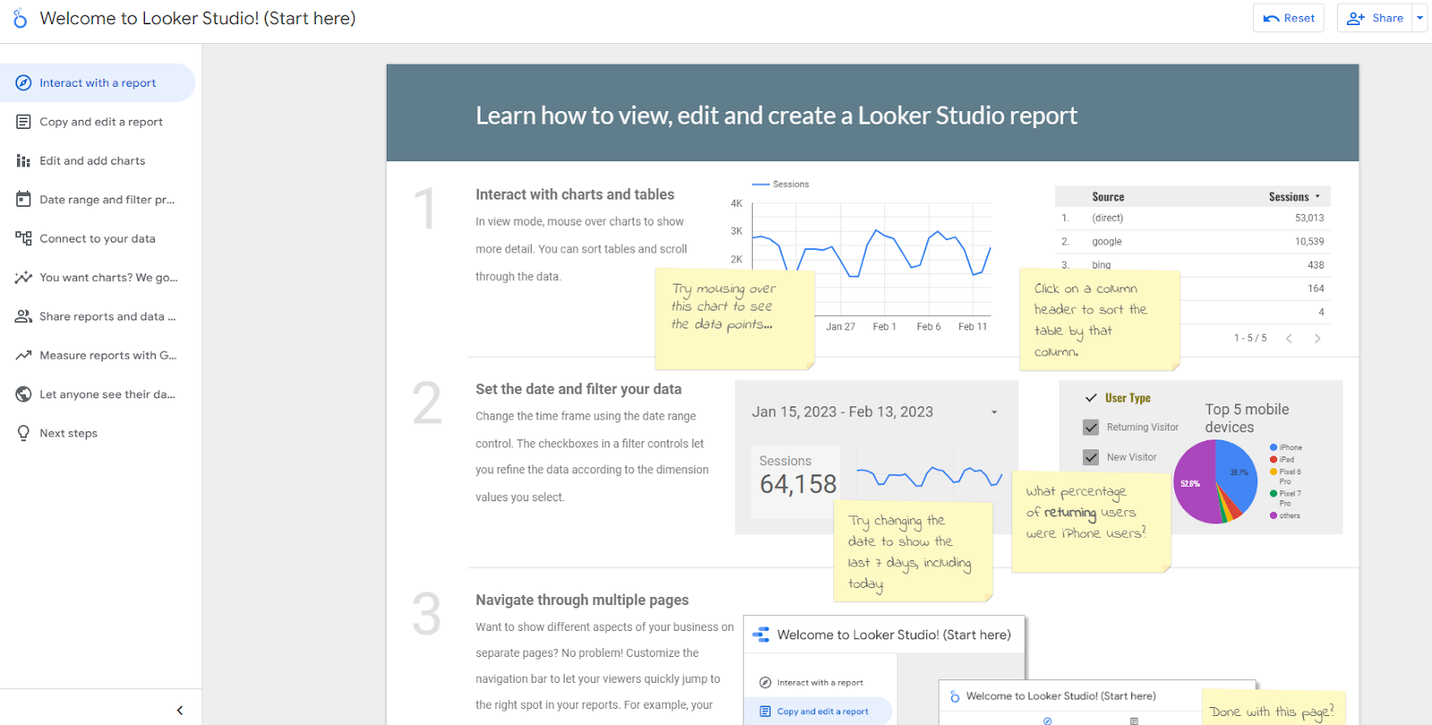 The Tutorial Report