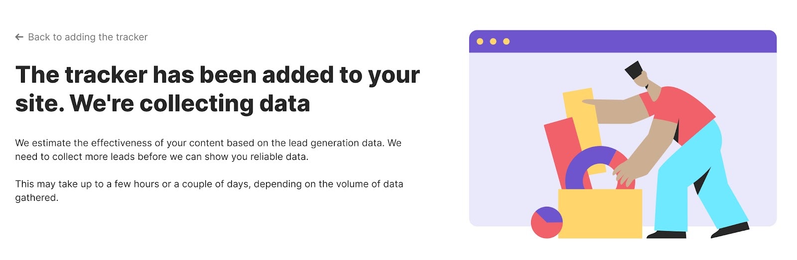 Start of data collection in ImpactHere